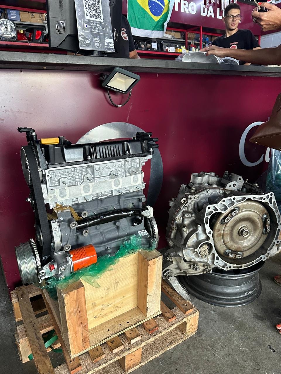 Motor retificado, pronto pra rodar
