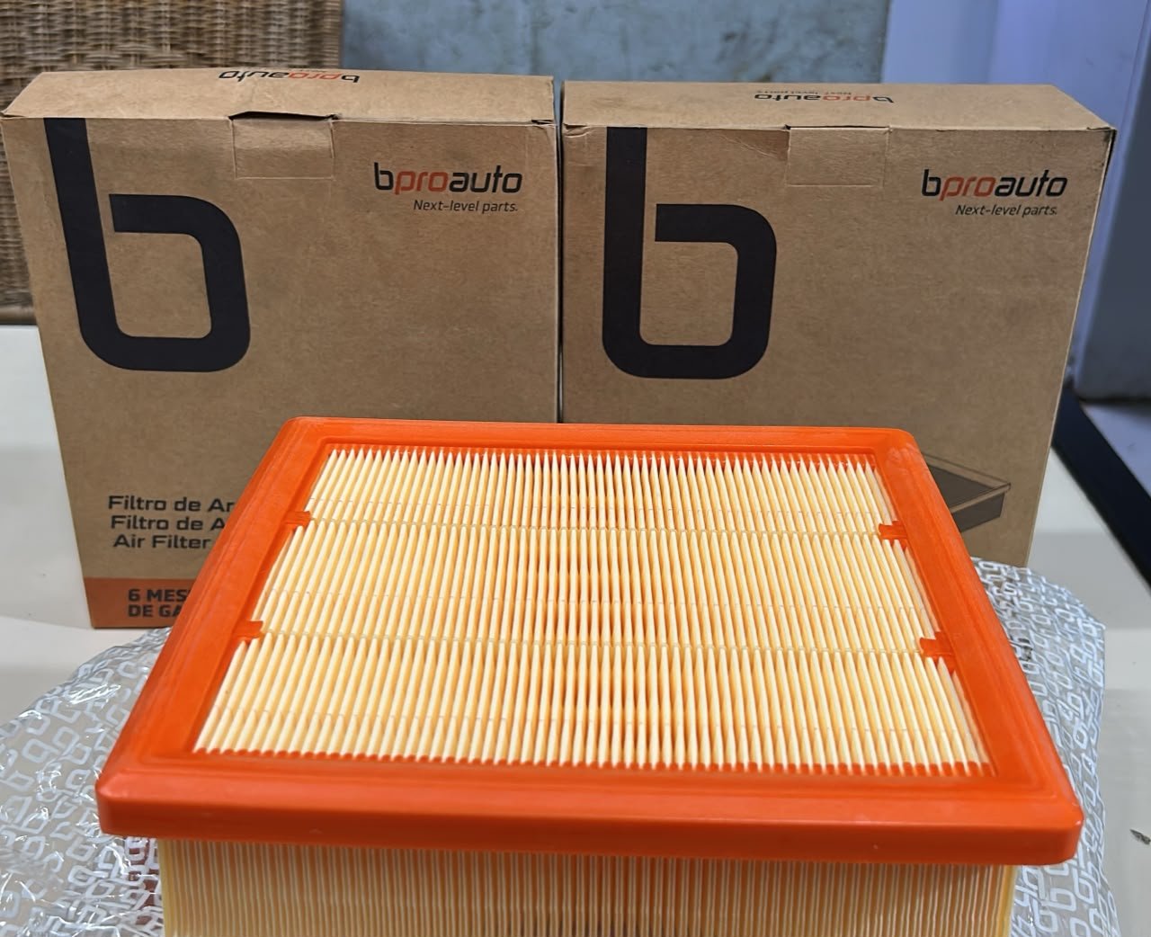 Estoque de peças — balcão